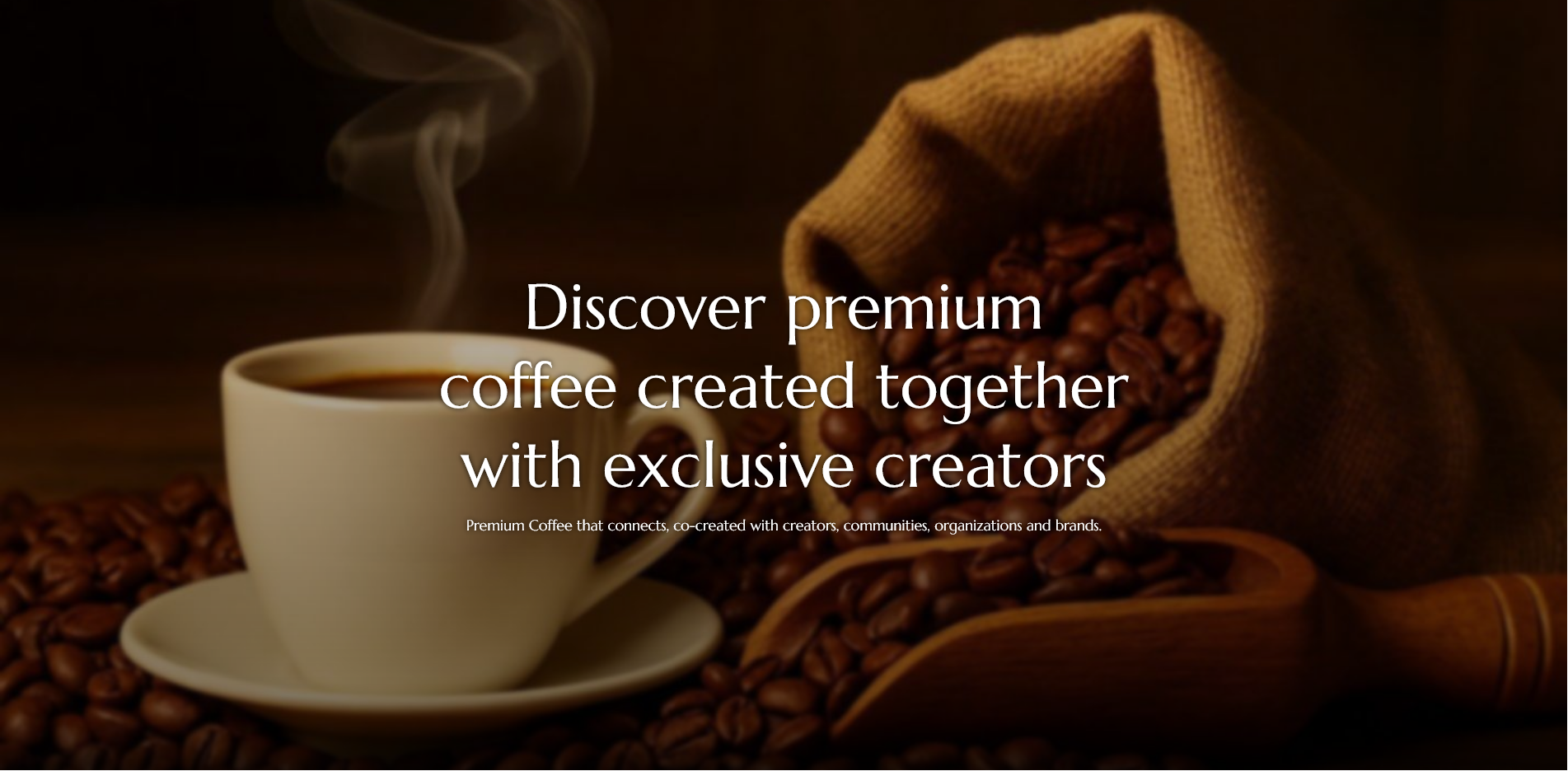 screenshot of CreatorCoffee